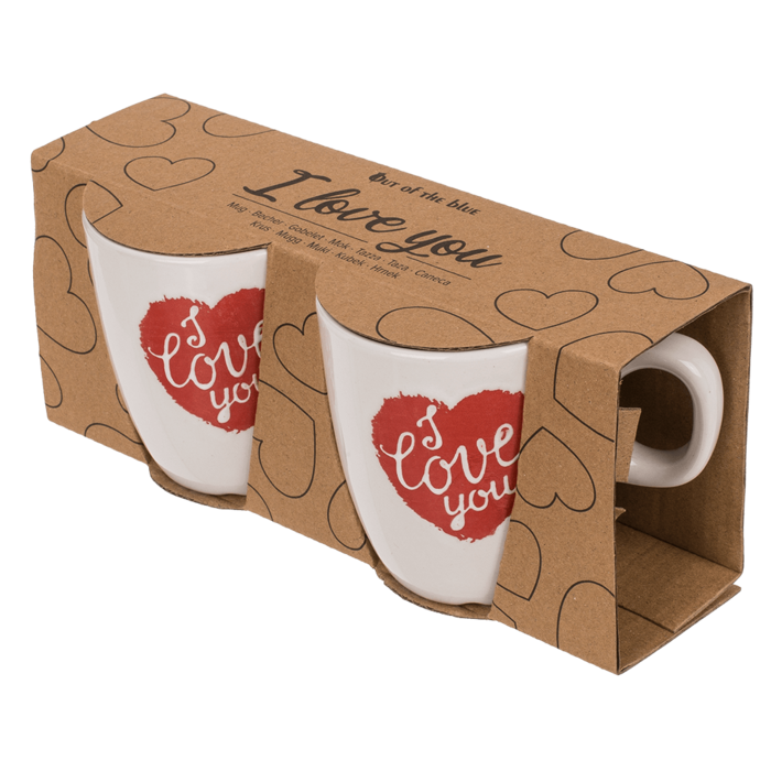Becher, I Love You, ca. 7,5  x 6,7 cm,