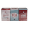 Rechteckige Metall-Dose, Nostalgie (Coffee, Tea &