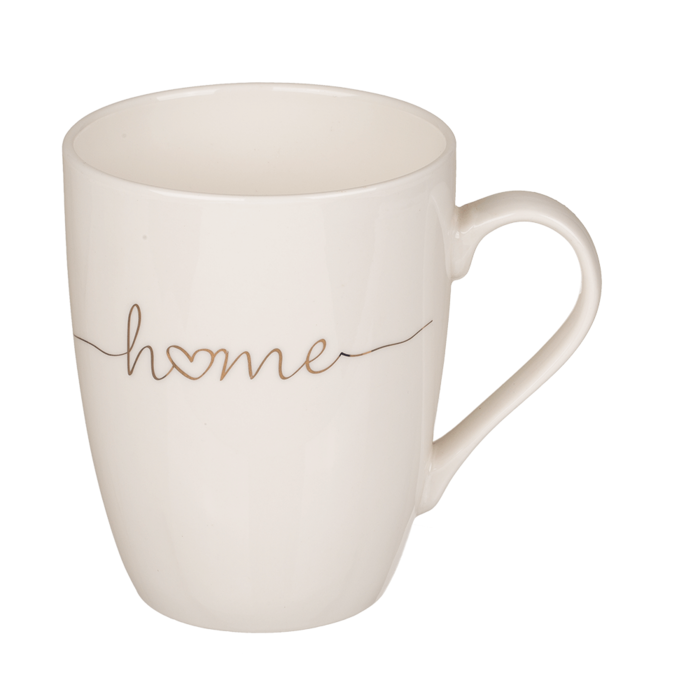 New Bone China-Becher, Home, ca. 8,3 x 10,4 cm,