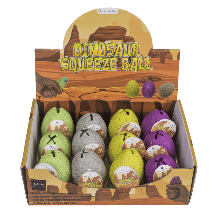 Squeeze-Ei mit Dinosaurier, ca. 6,5 cm,