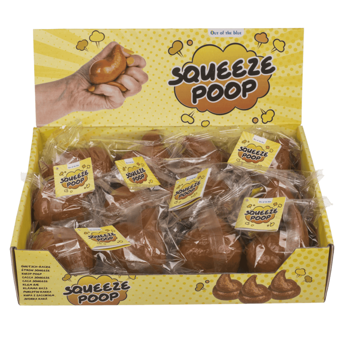 Squeeze-Poop, ca. 7 x 6 cm,