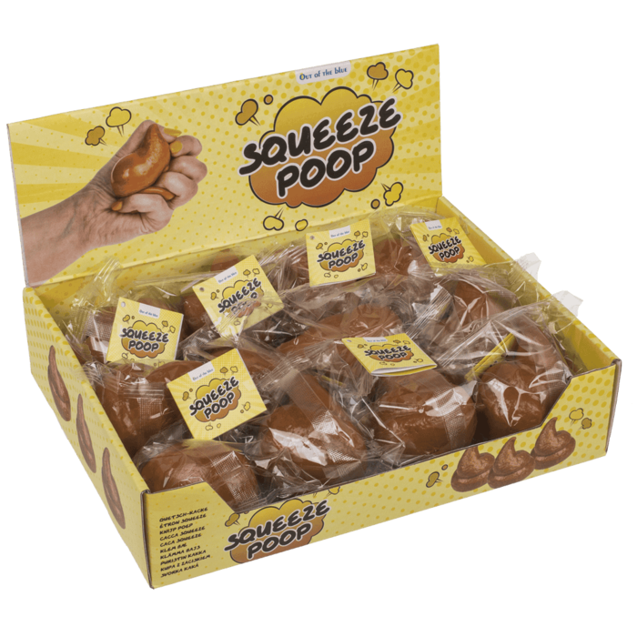 Squeeze-Poop, ca. 7 x 6 cm,