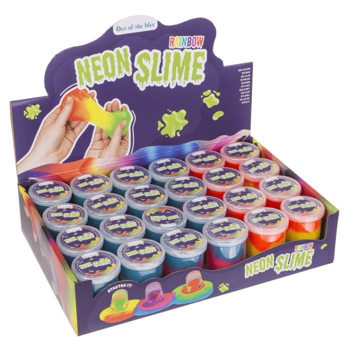 Neon-Schleim, Rainbow, ca. 65 g,