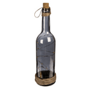 Rauch-Glasflasche mit 10 warmweißen LED,