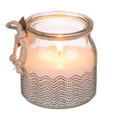Duftkerze (Fresh cotton) im Glas,