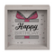 Holz-Spardose, Happy Birthday, im Rahmen,