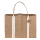 Naturfarbene Kaminholztasche,