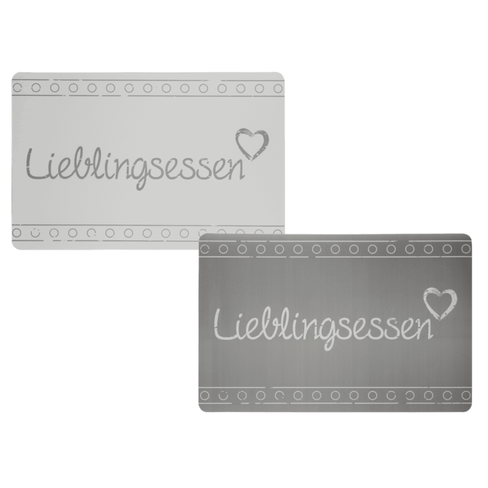 Tischset, Lieblingsessen, ca. 43,5 x 28,5 cm,