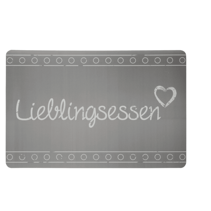 Tischset, Lieblingsessen, ca. 43,5 x 28,5 cm,