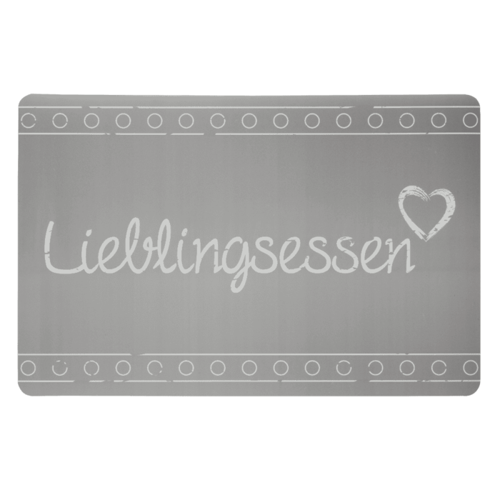 Tischset, Lieblingsessen, ca. 43,5 x 28,5 cm,