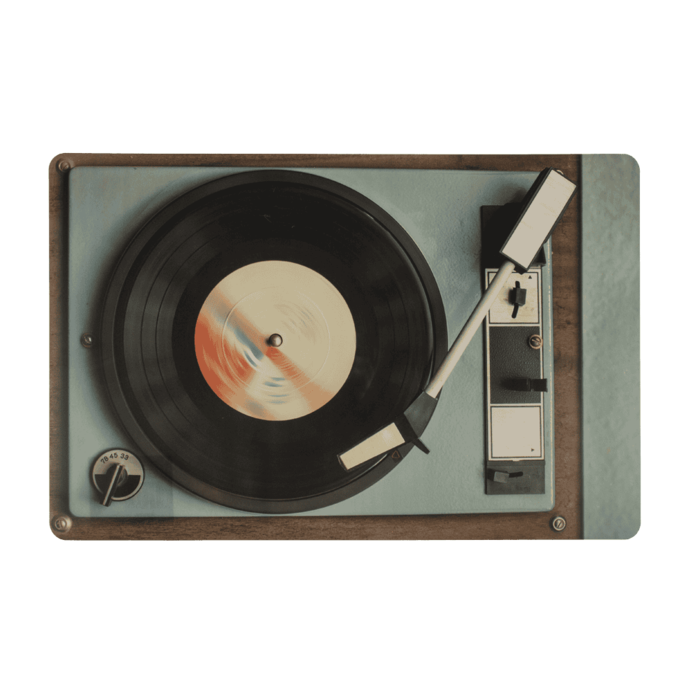 Tischset, Nostalgische Hifi-Geräte I,