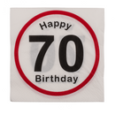 Papier-Servietten, Happy Birthday - 70,