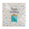 Papier Servietten, Geschenk mit Happy
