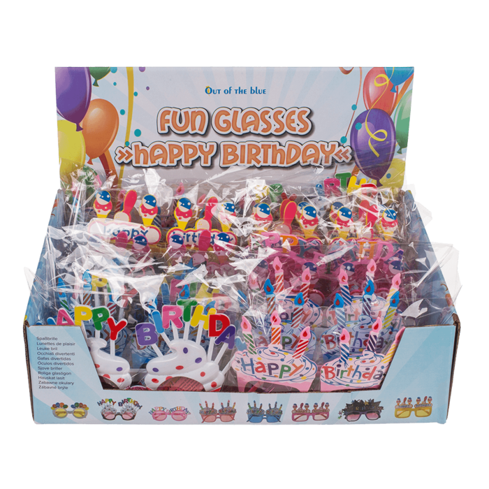 Spaßbrille, Happy Birthday,