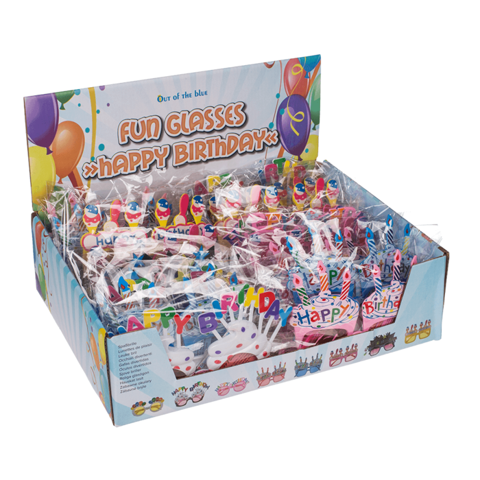 Spaßbrille, Happy Birthday,