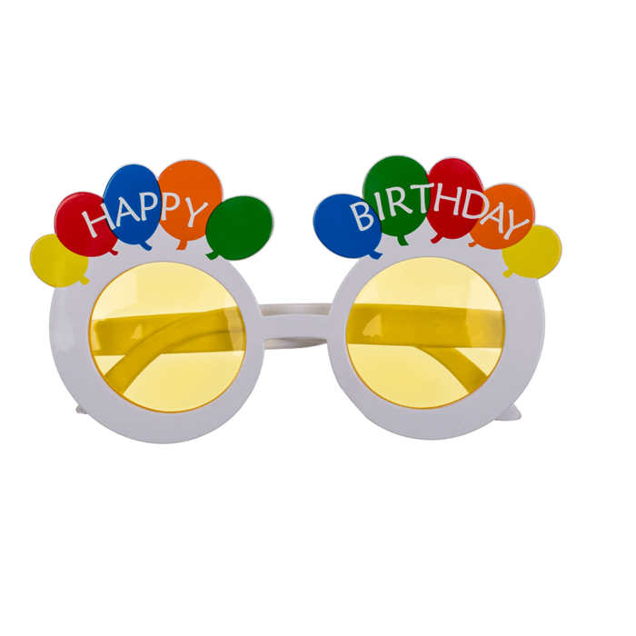 Spaßbrille, Happy Birthday,
