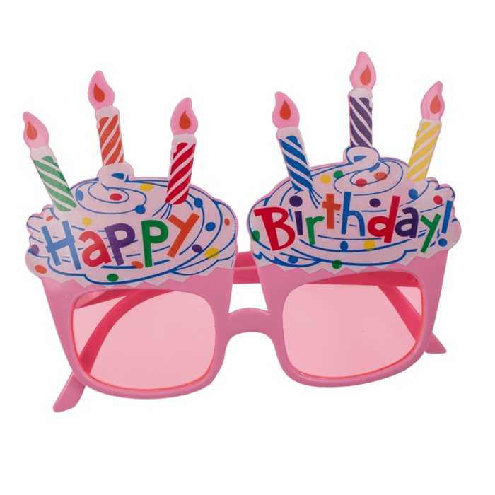 Spaßbrille, Happy Birthday,