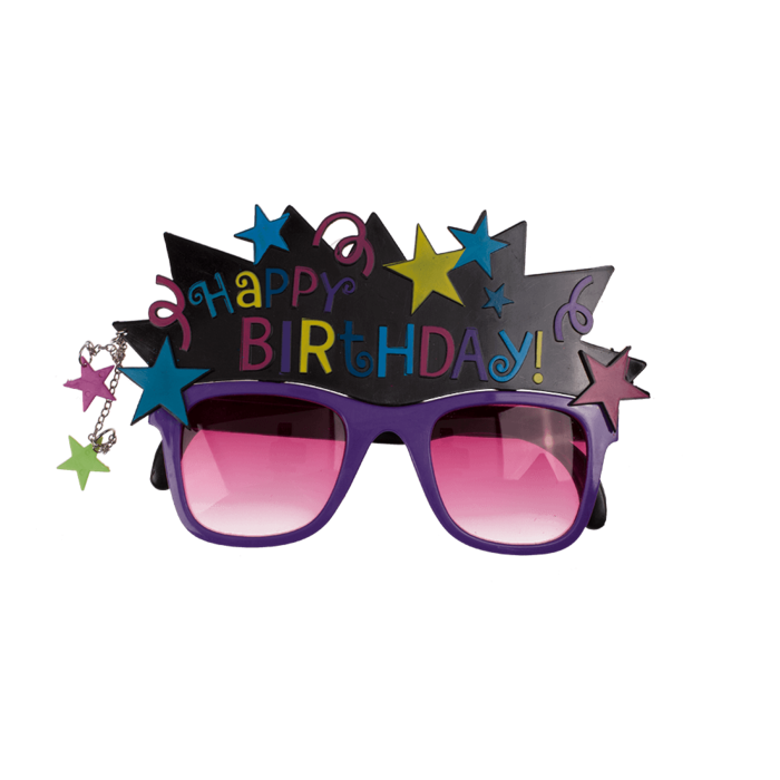 Spaßbrille, Happy Birthday,