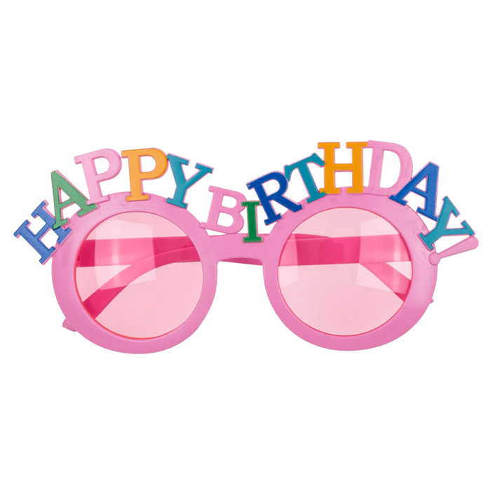 Spaßbrille, Happy Birthday,