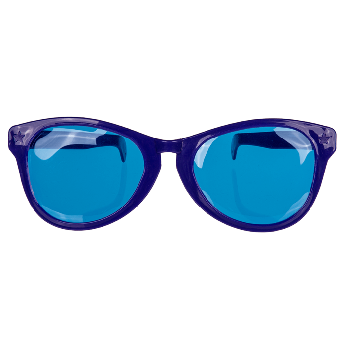 Jumbo-Spaßbrille mit farbigen Gläsern, ca. 25 cm,