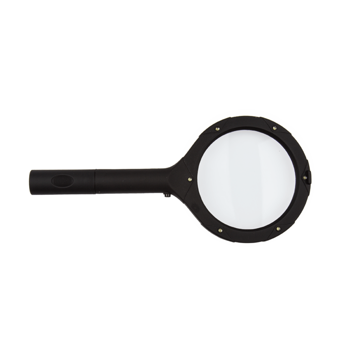 Lese-Lupe mit 6 LED, ca. 24 cm,