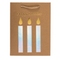 Kraftpapier-Geschenktüte, Happy Birthday,