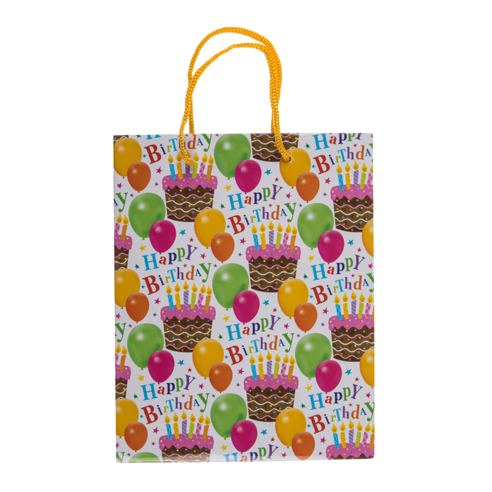 Papier-Geschenktüte I, ca. 18 x 8 x 23 cm,