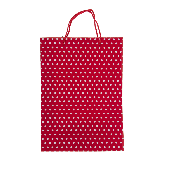 Papier-Geschenktüte I, ca. 25 x 8,5 x 34,5 cm,