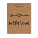 Kraftpapier-Geschenktüte, For you, Congrats,