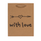 Kraftpapier-Geschenktüte, For you, Congrats,