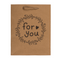 Kraftpapier-Geschenktüte, For you, Congrats,