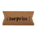 Kraftpapier-Kissenschachteln, For you, Congrats,