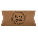 Kraftpapier-Kissenschachteln, For you, Congrats,