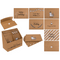 Kraftpapier Geschenkkarte 2 in 1,