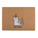 Kraftpapier Geschenkkarte 2 in 1,