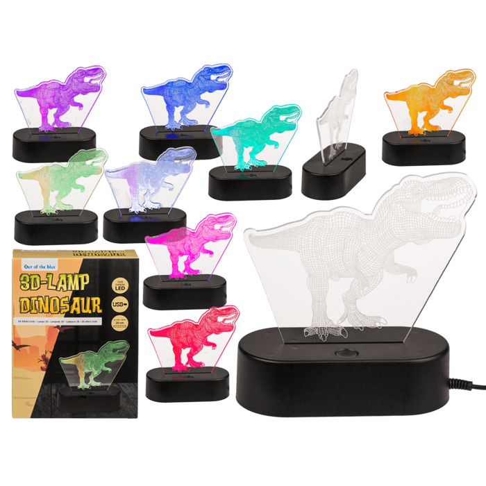 3D-Leuchte, T-Rex, ca. 20 cm,