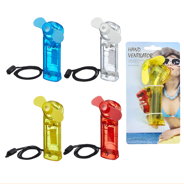 Handventilator auf Karte , 4/s