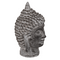 Deko-Figur, Buddha-Kopf, ca. 9 x 16 cm,