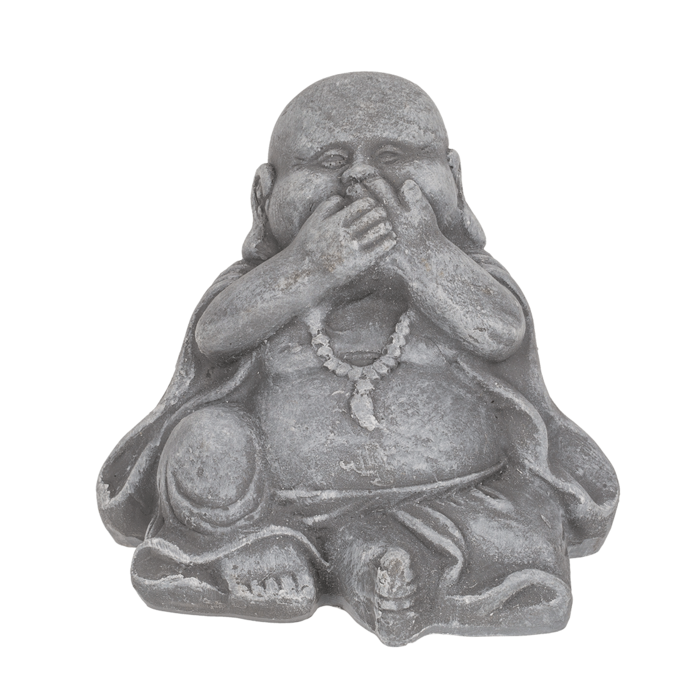 Sitzende Deko-Figur, Buddha (nichts böses sehen,