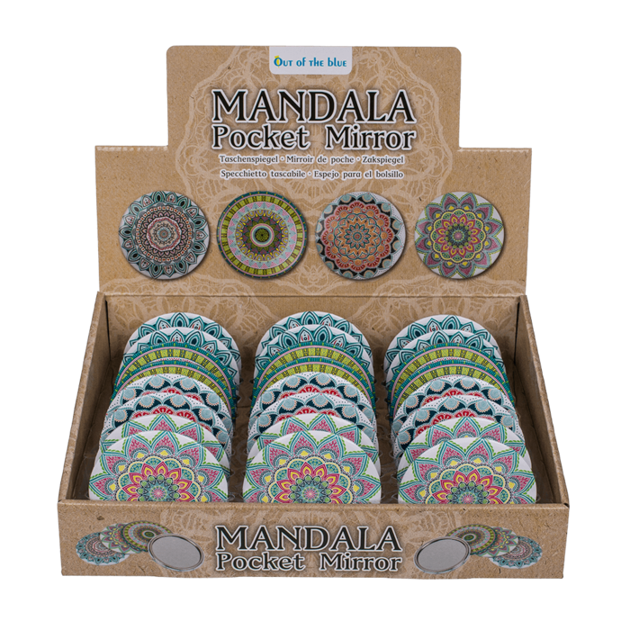 Taschenspiegel, Mandala, ca. 7 cm,