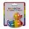 Regenbogen Quietsche-Ente, Pride, ca. 10 cm,