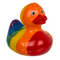 Regenbogen Quietsche-Ente, Pride, ca. 10 cm,