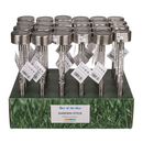 Edelstahl-Gartenstecker, Wassertropfen,