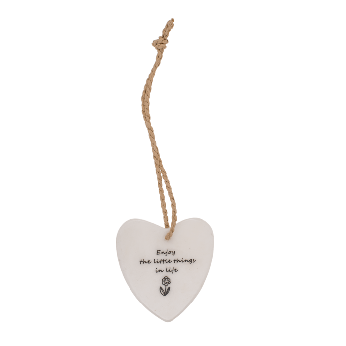 Happy Hearts, aus Marmor, zum Aufhängen,