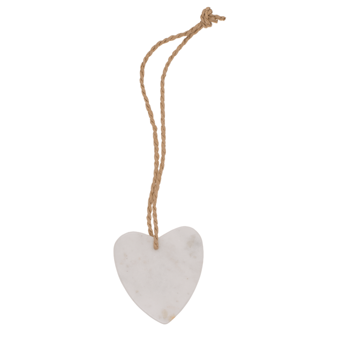 Happy Hearts, aus Marmor, zum Aufhängen,