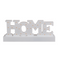 Weißer Schriftzug, Home, mit 28 warmweißen LED,
