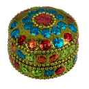 Bunte Schmuckdose mit orientalischem Design,