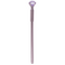 Kugelschreiber mit Dekostein, metallic-finish,
