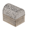 Naturfarbene Holz-Schmucktruhe mit goldenem