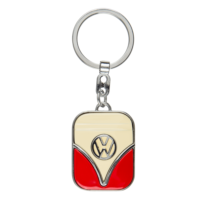 Metall-Schlüsselanhänger, VW Bus, ca. 4 cm,